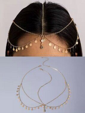 Fashionable Multi-Layer Center Disks Head Decoration ~ HD-108